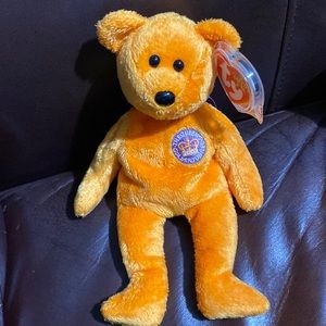 Ty Beanie Babies Celebrations Queen Teddy Bear Rare Vintage Collectible Royalty